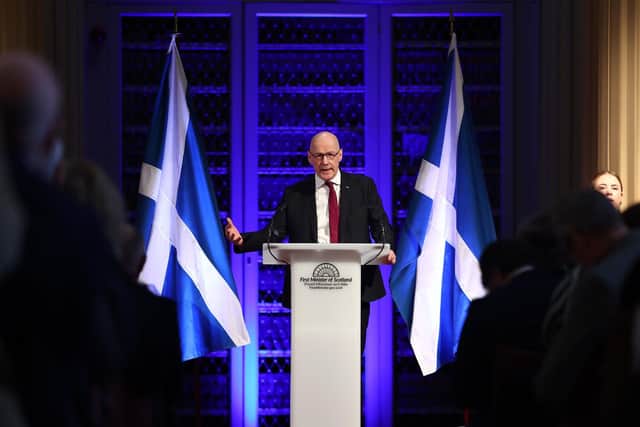 First Minister John Swinney Photo credit: Jeff Mitchell/PA Wire