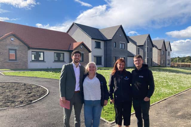 Euan Gibson-Smith (Spec3D), Karen Cameron, Sales and Administration Manager (ELD), Jacqueline Hutchison, Sales Liaison (ELD), Connlan Murphy, Kitchen Sales Designer (MGM)