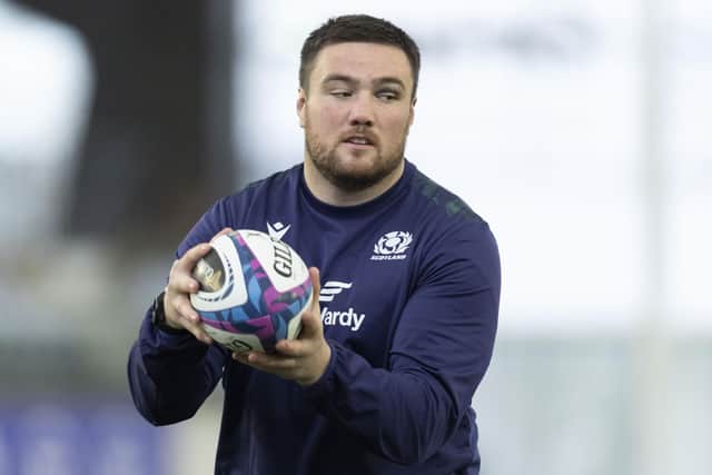 Zander Fagerson will become Scotland's most capped prop on Saturday.