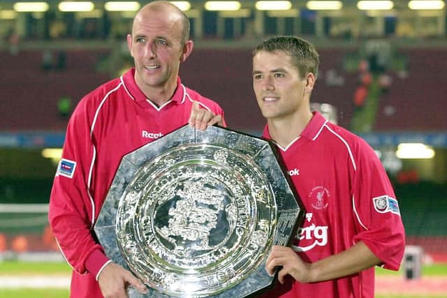 Gary mcAllister claimed the charity shield with Liverpool and Leeds (GERRY PENNY/AFP via Getty Images)
