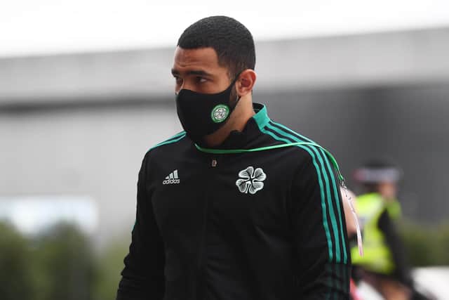 Giorgos Giakoumakis is in contention for his Celtic debut.
