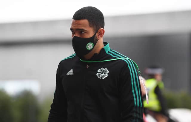 Giorgos Giakoumakis is in contention for his Celtic debut.