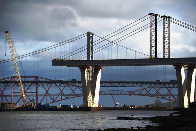 The £1.35 billion Queensferry Crossing construction project was completed on budget in 2017. Picture: Jeff J Mitchell/Getty Images