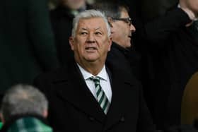 Celtic chairman Peter Lawwell during the 1-1 draw with Kilmarnock last Saturday. (Photo by Craig Foy / SNS Group)