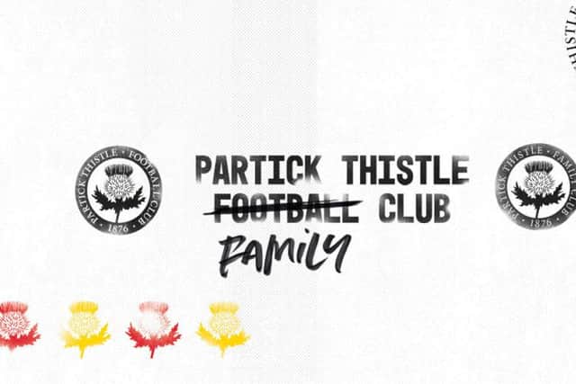 Partick Thistle have altered the club's name and crest