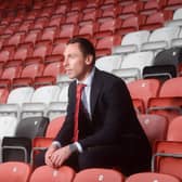 Scott Brown is unveiled as the new Fleetwood Town FC manager.