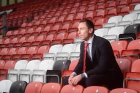 Scott Brown is unveiled as the new Fleetwood Town FC manager.