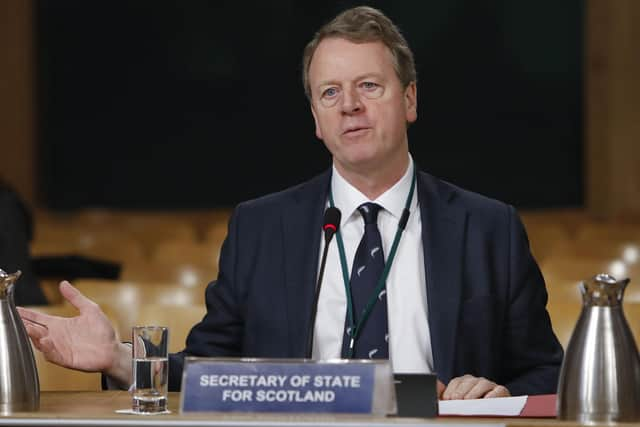 Alister Jack, Secretary of State for Scotland has not yet been tested for coronavirus.