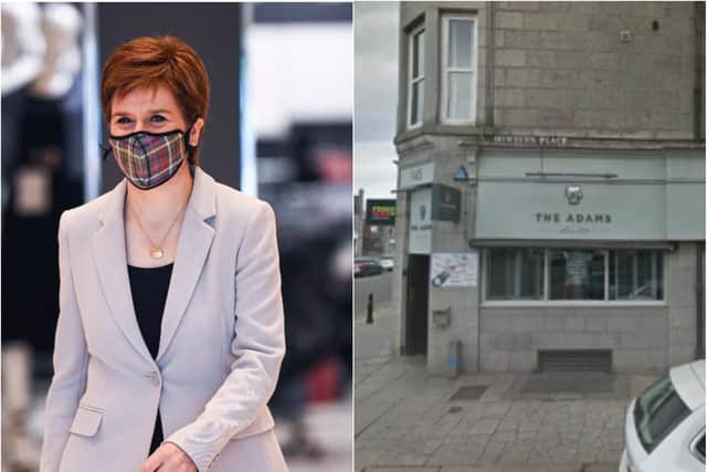 The First Minister has announced that Aberdeen will have some lockdown restrictions reimposed.