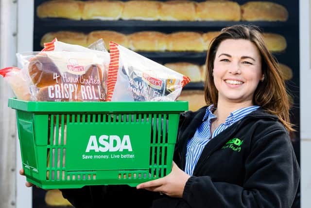 The tie up sees family-owned McGhee’s Bakery supply the products to more than 50 Asda stores across Scotland. Picture: Ian Georgeson.