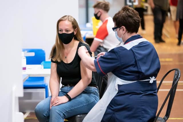Vaccination in Doncaster, England. Picture: PA Media