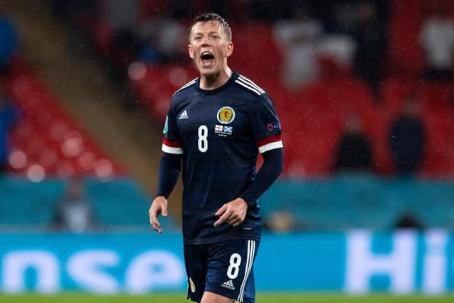 Celtic captain Callum McGregor is one of six Scotland players that could be involved in the Ibrox derby only three days before Scotland crucial World Cup qualifier in Denmark.(Photo by Alan Harvey / SNS Group)