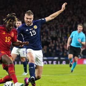 Ryan Porteous impressed for Scotland against Spain on Tuesday.