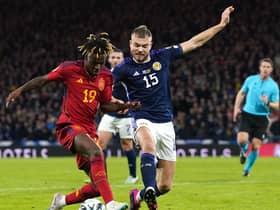 Ryan Porteous impressed for Scotland against Spain on Tuesday.
