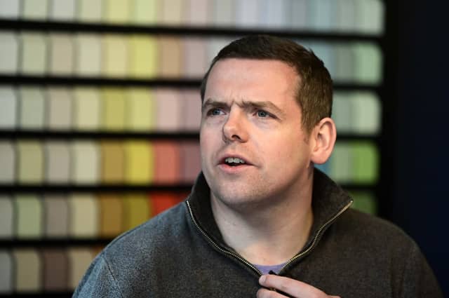 Scottish Conservative leader Douglas Ross has admitted he made an error by saying people cannot change their gender (Photo: John Devlin).
