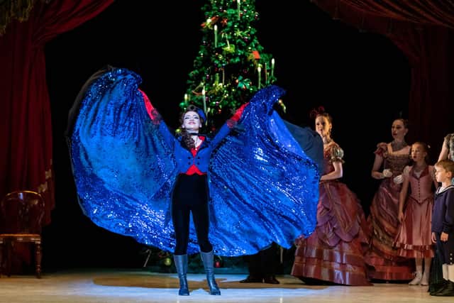 Madeline Squire is one of the dancers playing the magician Drosselmeyer in Scottish Ballet's production of The Nutcracker, which was staged at the Festival Theatre in Edinburgh before Christmas. Picture: Andy Ross