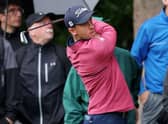 Grant Forrest in action durng the opening round of the BMW PGA Championship at Wentworth. Picture: Warren Little/Getty Images.