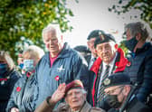 Veteran Myles Shandley at the Edinburgh Gardens today.