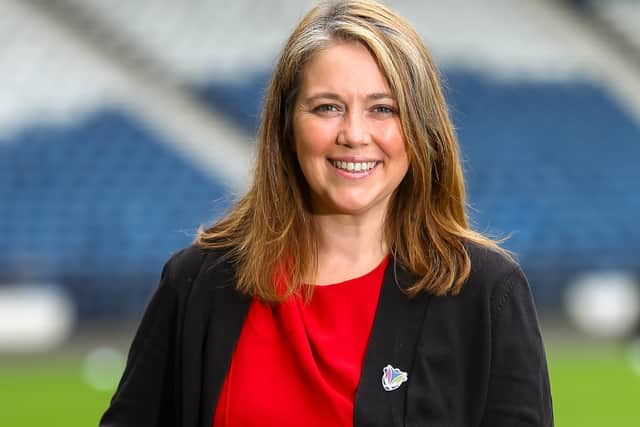 Aileen Campbell, CEO of Scottish Women's Football said that Raith Rovers' decision to sign David Goodwillie was 'badly misjudged' and 'sent the wrong message to society - particularly to women' (Photo: Colin Poultney).