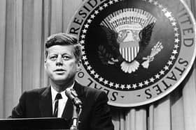 In 1962, President John F Kennedy famously promised that the US would land astronauts on the Moon within that decade (Picture: National Archive/Newsmakers/Getty Images)