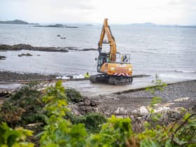 Dalgety Bay radiation clean-up  (Pic: Lisa Ferguson)