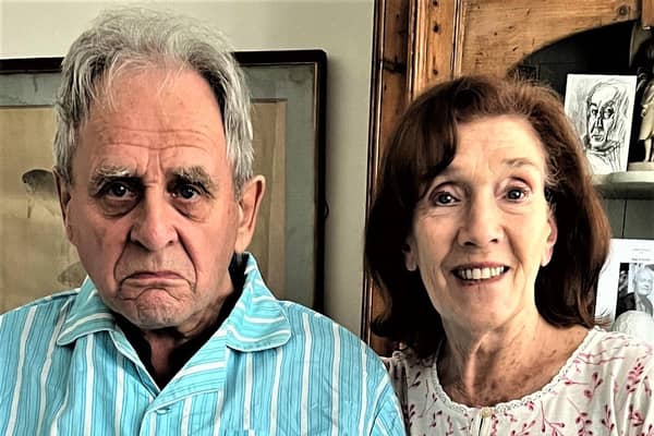 Syvester McCoy as Christopher and Linda Marlowe as Alice in Apartness at the Edinburgh Fringe