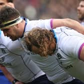 Scotland were the superior team at scrum time throughout the match against France. (Photo by Craig Williamson / SNS Group)