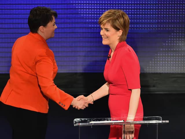 Like former Scottish Conservative leader Ruth Davidson, Nicola Sturgeon kept the SNP's demons at bay with her reputation and managerial style (Picture: Jeff J Mitchell/Getty Images)
