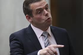 Douglas Ross has labelled the Labour leadership candidates “fair weather Unionists” as he launches the Scottish Tory election message.