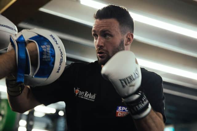 Josh Taylor is preparing for his super lightweight showdown against Mexican-American, Jose Ramirez, in Las Vegas, next month. Picture: Neil McDonald / Media Zoo Scotland