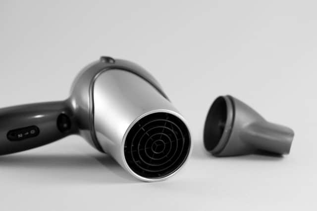 A hair dryer can remove condensation from a window quickly but this is only a temporary fix and won't resolve the issue indefinitely.