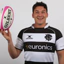 Sam Johnson is on the bench for the Barbarians against a World XV at Twickenham.  (Photo by Steve Bardens/Getty Images for Barbarians)