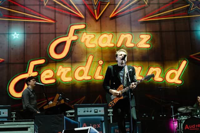 Franz Ferdinand lit up Connect on Friday PIC: Ryan Johnston