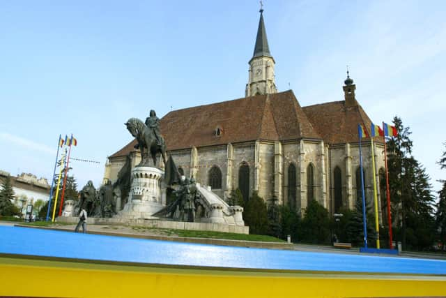 St Michael Cathedral, Cluj, a now affluent city with a thriving IT sector. Picture Daniel Mihailescu/AFP/Getty