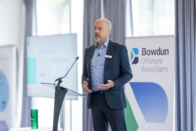 Ian Taylor, project director for the Bowdun Offshore Wind Farm. Picture by Michal Wachucik/Abermedia