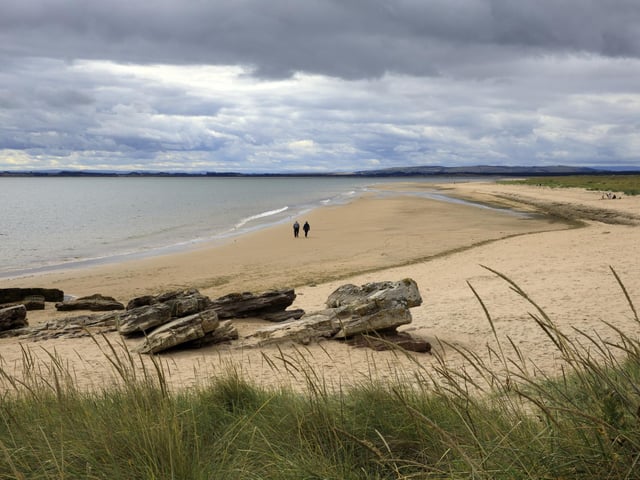 Miles of golden sand stretch along the North Sea coast from Dornoch Point, past Embo beach to the mouth of Loch Fleet National Nature Reserve - and there are two other award-winning beaches not far away, at Golspie and Brora