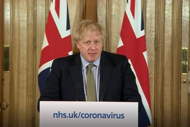 Prime Minister Boris Johnson. Picture: PA Video/PA Wire