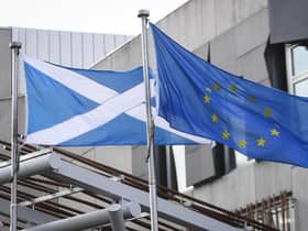 Nearly three-quarters of Scots believe Holyrood should decide the country’s future relationship with the European Union, a new survey suggests. (Photo by Andy Buchanan / AFP)