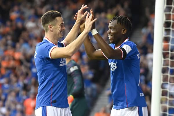 Tom Lawrence and Rabbi Matondo will be charged with providing the midfield goals Rangers have lacked in recent seasons. (Photo by Rob Casey / SNS Group)
