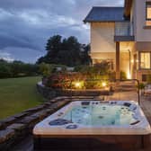 The backyard view of the six-bedroom home overlooking the world famous Gleneagles golf course worth over £3,500,000. Picture: Omaze/PA Wire