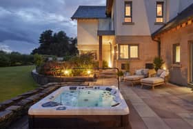 The backyard view of the six-bedroom home overlooking the world famous Gleneagles golf course worth over £3,500,000. Picture: Omaze/PA Wire