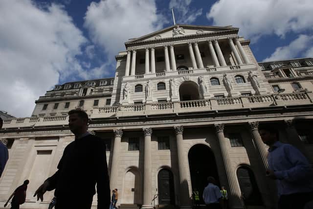 The Bank of England faces a difficult balancing act over the economy. Picture: Getty Images