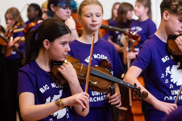 The Big Noise United Orchestra staged its first performance in Dundee (Photo: Alan Richardson)