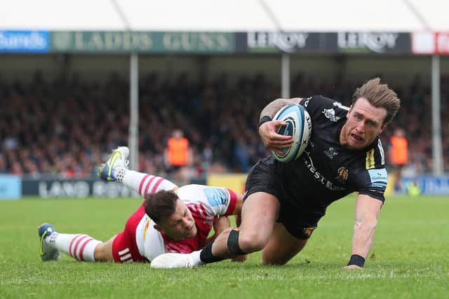 Scotland full-back Stuart Hogg has not featured for Exeter Chiefs recently.