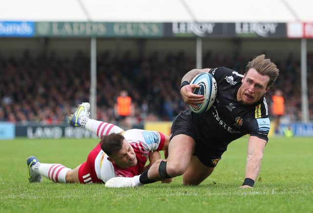Scotland full-back Stuart Hogg has not featured for Exeter Chiefs recently.
