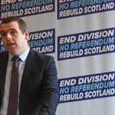 Douglas Ross, pictured recently making a speech, commented after Anas Sarwar said he thought Alex Salmond was looking for 'revenge, not recovery'. Picture: Peter Summers/Getty Images.