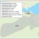 Part of Lothian's expansion across the Lothians since being established in 1919. It has also progressively covered East Lothian since 2012. (Photo by Lothian)