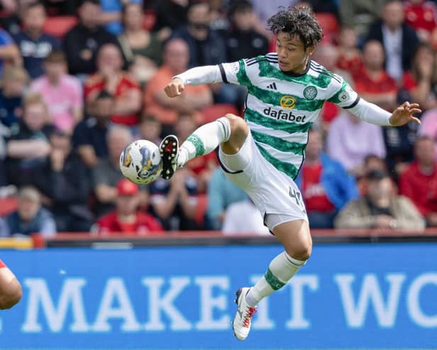 Reo Hatate has reportedly turned down Celtic's opening contract extension offer. (Photo by Craig Foy / SNS Group)
