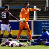 Craig Gordon will return in goal for Hearts against Dunfermline.