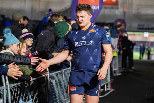 Hooker Paddy Harrison is one of the young Edinburgh players who has impressed this season. (Photo by Ross Parker / SNS Group)